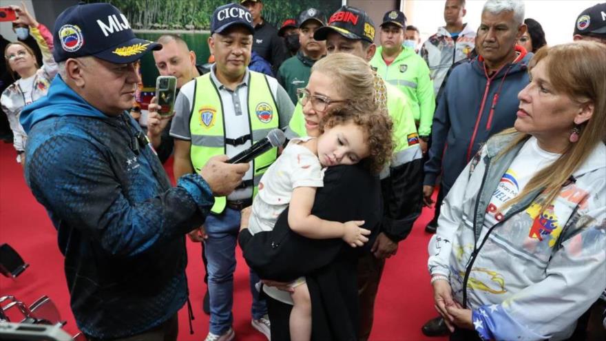 Venezuela rescata y repatria a la niña secuestrada en EEUU