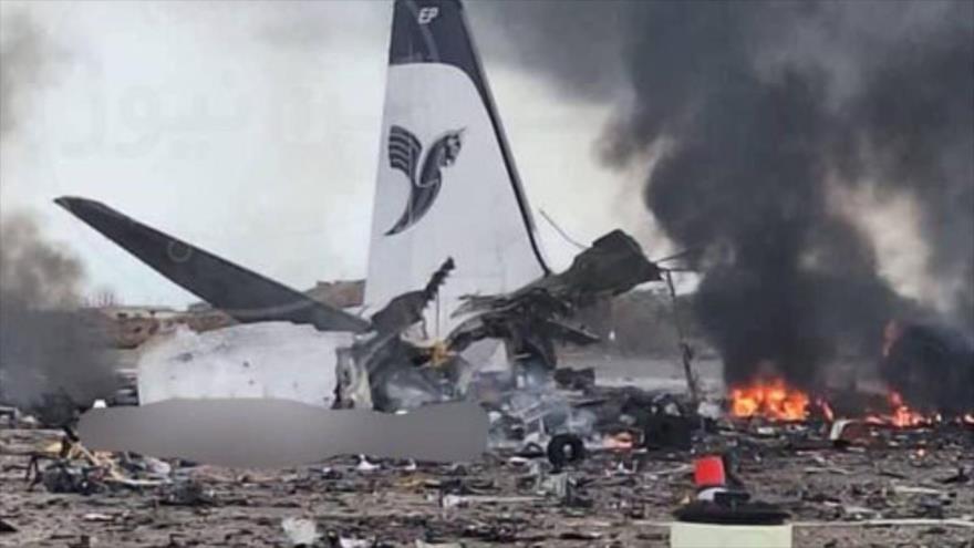 Irán condena ataque estadounidense-israelí a un avión medicalizado